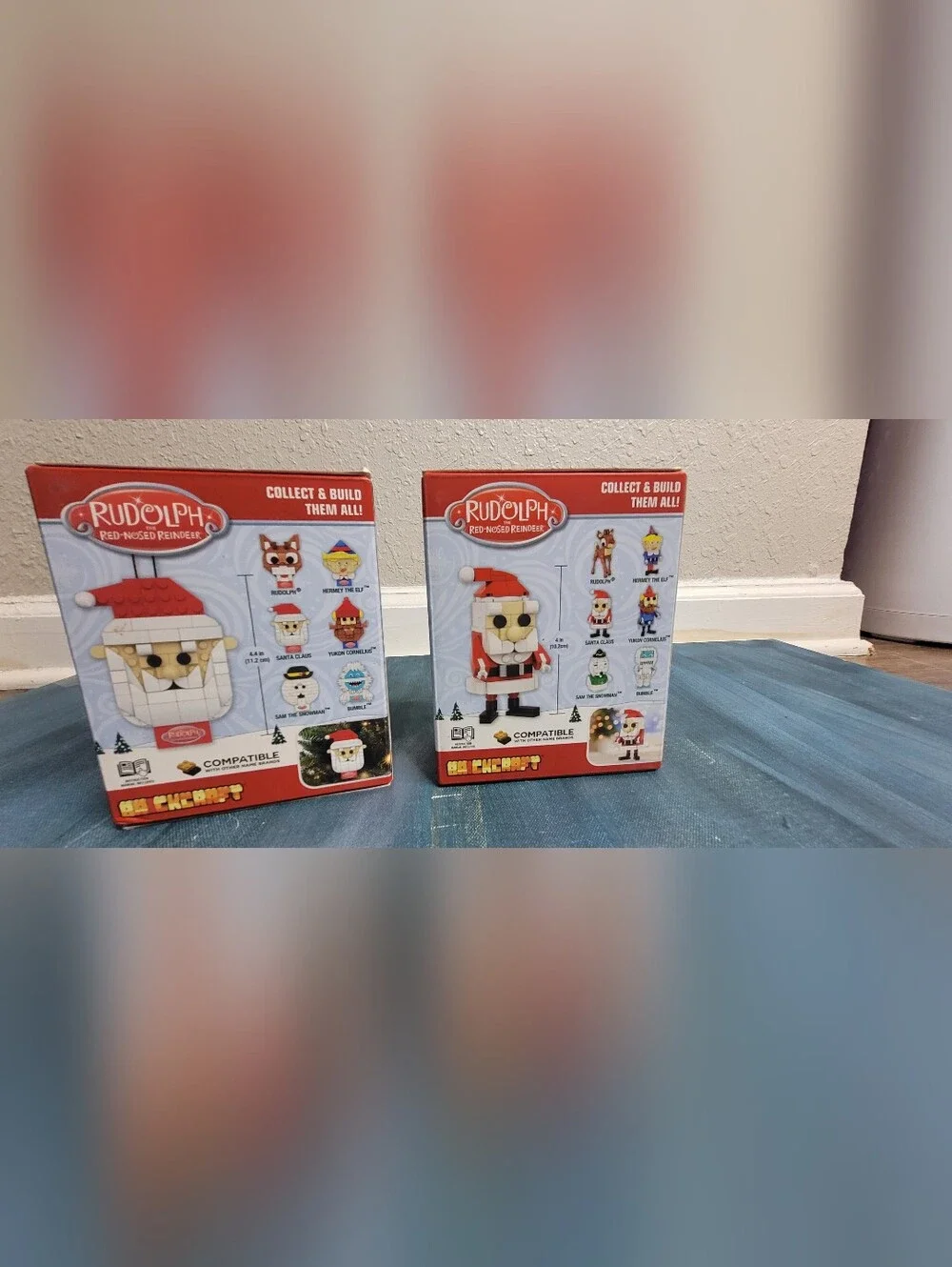 Brickcraft  Santa Claus Brick Building Set Lot Of 2